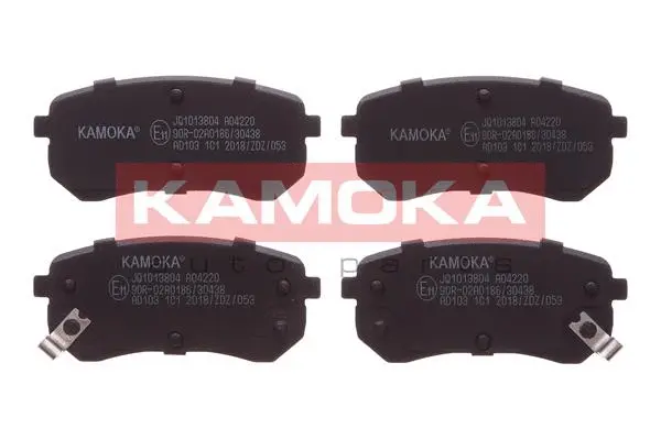 JQ1013804 KAMOKA Комплект тормозных колодок, дисковый тормоз (фото 1)