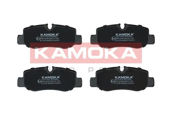 JQ101402 KAMOKA Комплект тормозных колодок, дисковый тормоз (фото 1)