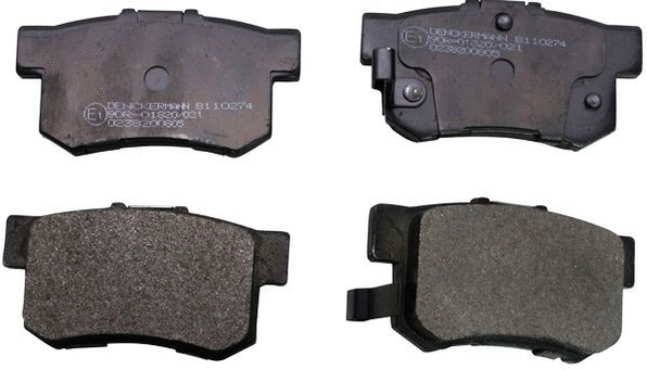 B110274 DENCKERMANN Комплект тормозных колодок, дисковый тормоз (фото 1)
