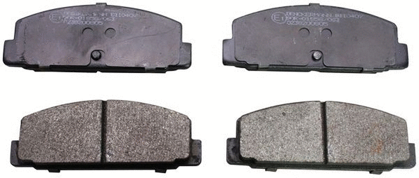 B110407 DENCKERMANN Комплект тормозных колодок, дисковый тормоз (фото 1)