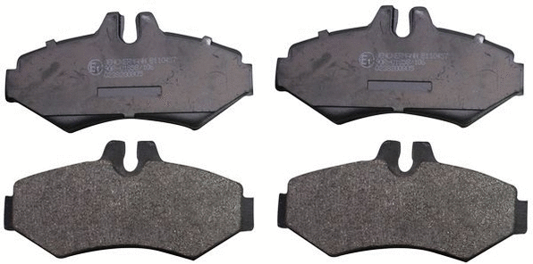 B110457 DENCKERMANN Комплект тормозных колодок, дисковый тормоз (фото 1)