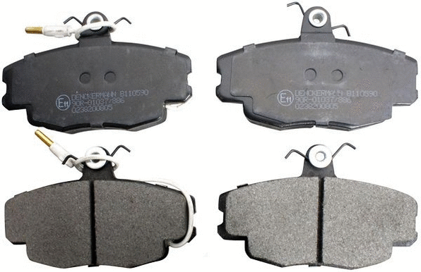 B110590 DENCKERMANN Комплект тормозных колодок, дисковый тормоз (фото 1)