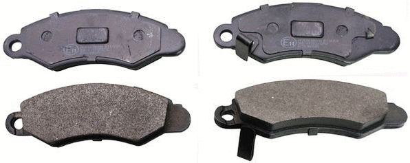 B110709 DENCKERMANN Комплект тормозных колодок, дисковый тормоз (фото 1)
