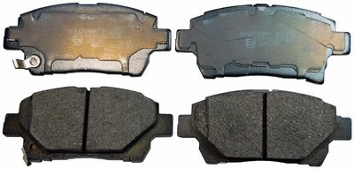 B111000 DENCKERMANN Комплект тормозных колодок, дисковый тормоз (фото 1)
