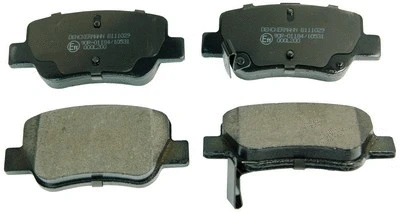 B111029 DENCKERMANN Комплект тормозных колодок, дисковый тормоз (фото 1)