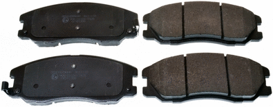 B111139 DENCKERMANN Комплект тормозных колодок, дисковый тормоз (фото 1)