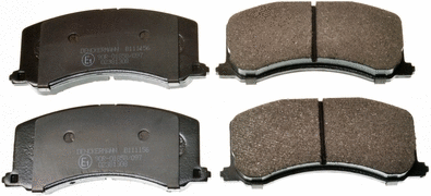 B111156 DENCKERMANN Комплект тормозных колодок, дисковый тормоз (фото 1)