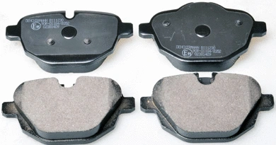 B111230 DENCKERMANN Комплект тормозных колодок, дисковый тормоз (фото 1)