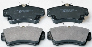 B111237 DENCKERMANN Комплект тормозных колодок, дисковый тормоз (фото 1)
