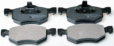 B111245 DENCKERMANN Комплект тормозных колодок, дисковый тормоз (фото 1)