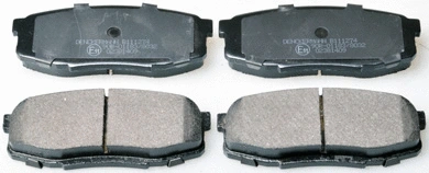 B111274 DENCKERMANN Комплект тормозных колодок, дисковый тормоз (фото 1)