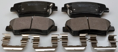 B111278 DENCKERMANN Комплект тормозных колодок, дисковый тормоз (фото 1)