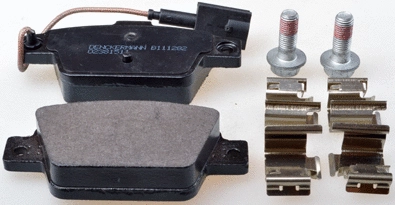 B111282 DENCKERMANN Комплект тормозных колодок, дисковый тормоз (фото 1)