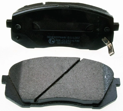 B111287 DENCKERMANN Комплект тормозных колодок, дисковый тормоз (фото 1)