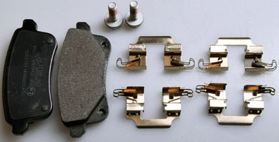 B111323 DENCKERMANN Комплект тормозных колодок, дисковый тормоз (фото 1)