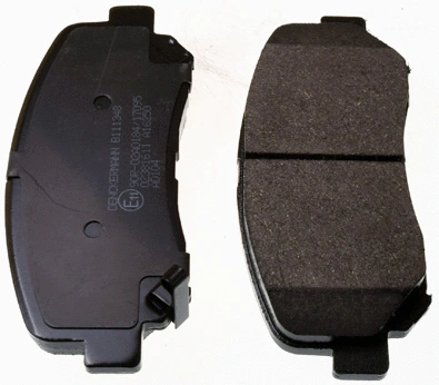 B111348 DENCKERMANN Комплект тормозных колодок, дисковый тормоз (фото 1)