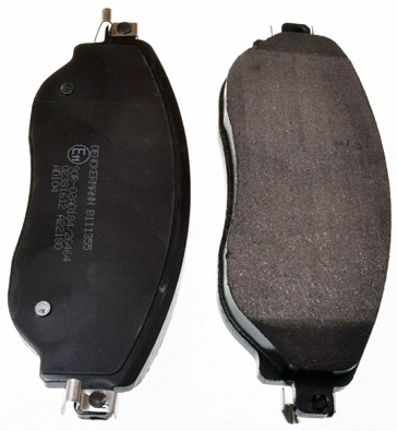 B111355 DENCKERMANN Комплект тормозных колодок, дисковый тормоз (фото 1)