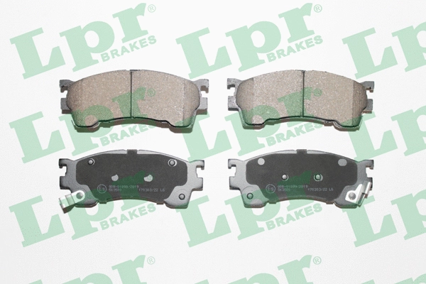 05P1017 LPR/AP/RAL Комплект тормозных колодок, дисковый тормоз (фото 1)
