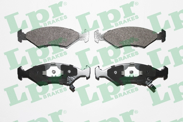 05P1067 LPR/AP/RAL Комплект тормозных колодок, дисковый тормоз (фото 1)