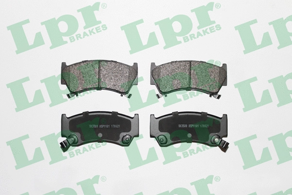 05P1101 LPR/AP/RAL Комплект тормозных колодок, дисковый тормоз (фото 1)