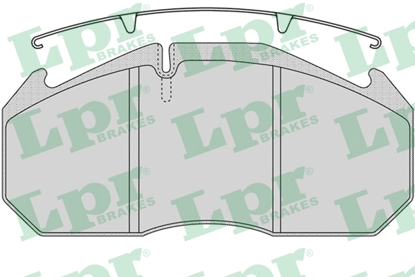 05P1162 LPR/AP/RAL Комплект тормозных колодок, дисковый тормоз (фото 1)