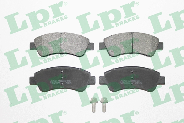 05P1188 LPR/AP/RAL Комплект тормозных колодок, дисковый тормоз (фото 1)