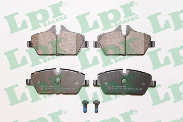 05P1241 LPR/AP/RAL Комплект тормозных колодок, дисковый тормоз (фото 1)
