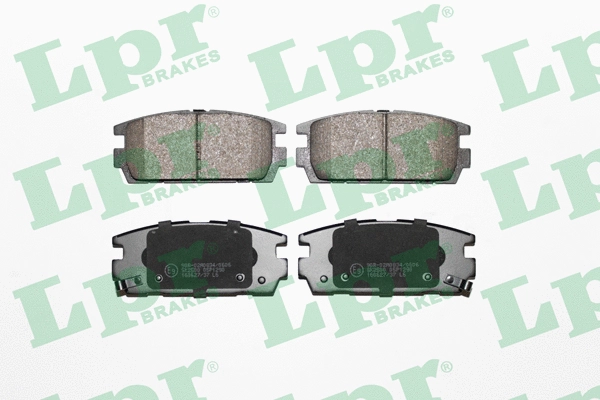 05P1290 LPR/AP/RAL Комплект тормозных колодок, дисковый тормоз (фото 1)
