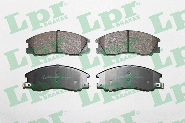 05P1291 LPR/AP/RAL Комплект тормозных колодок, дисковый тормоз (фото 1)