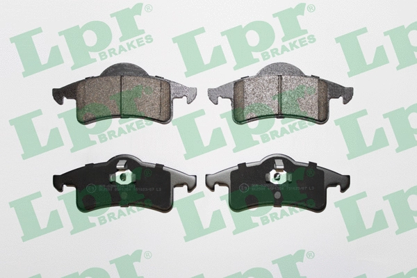 05P1354 LPR/AP/RAL Комплект тормозных колодок, дисковый тормоз (фото 1)