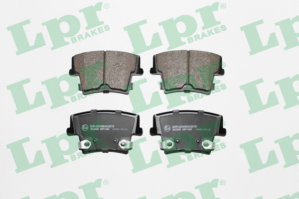 05P1400 LPR/AP/RAL Комплект тормозных колодок, дисковый тормоз (фото 1)