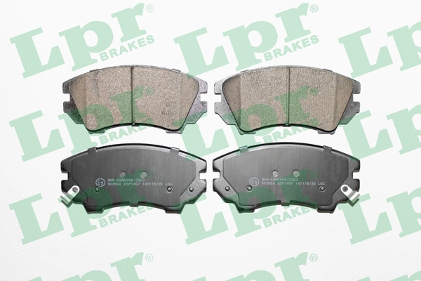 05P1467 LPR/AP/RAL Комплект тормозных колодок, дисковый тормоз (фото 1)