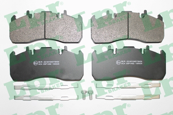 05P1492 LPR/AP/RAL Комплект тормозных колодок, дисковый тормоз (фото 1)