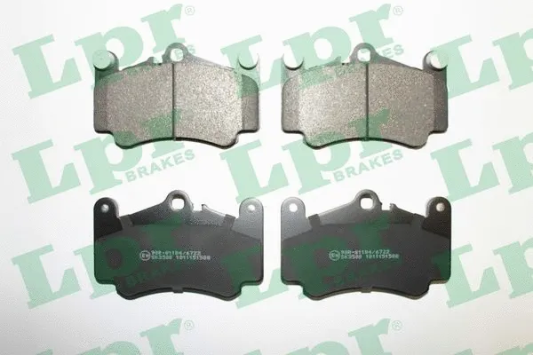05P1588 LPR/AP/RAL Комплект тормозных колодок, дисковый тормоз (фото 1)