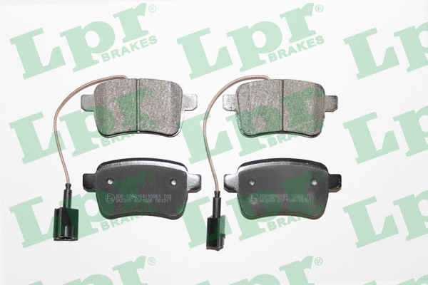 05P1596 LPR/AP/RAL Комплект тормозных колодок, дисковый тормоз (фото 1)