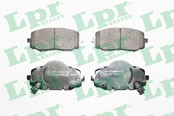 05P1633 LPR/AP/RAL Комплект тормозных колодок, дисковый тормоз (фото 1)