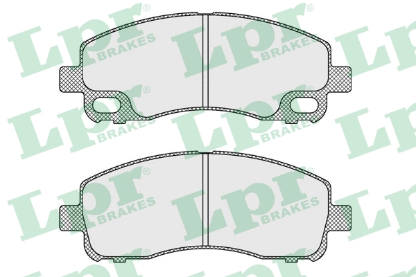 05P1638 LPR/AP/RAL Комплект тормозных колодок, дисковый тормоз (фото 1)