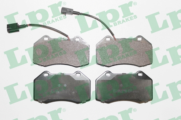 05P1671 LPR/AP/RAL Комплект тормозных колодок, дисковый тормоз (фото 1)