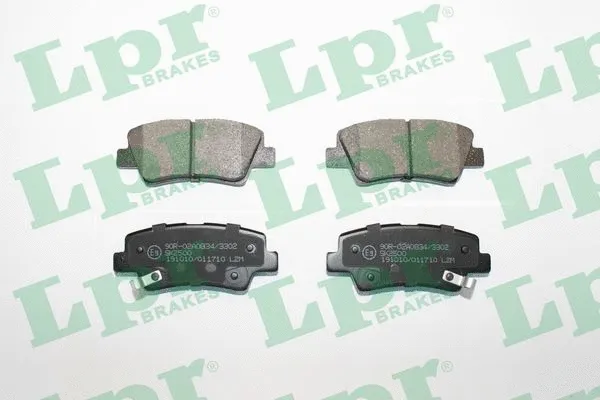 05P1710 LPR/AP/RAL Комплект тормозных колодок, дисковый тормоз (фото 1)