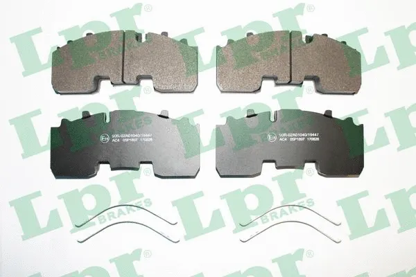 05P1897 LPR/AP/RAL Комплект тормозных колодок, дисковый тормоз (фото 1)
