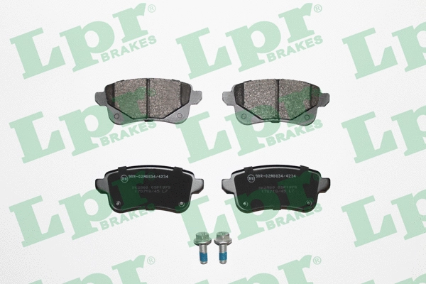 05P1979 LPR/AP/RAL Комплект тормозных колодок, дисковый тормоз (фото 1)
