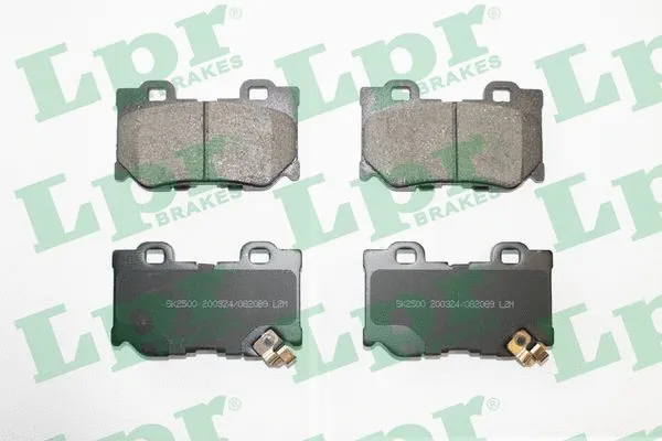 05P2089 LPR/AP/RAL Комплект тормозных колодок, дисковый тормоз (фото 1)