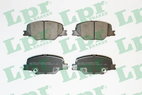 05P2107 LPR/AP/RAL Комплект тормозных колодок, дисковый тормоз (фото 1)