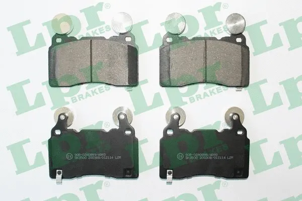 05P2114 LPR/AP/RAL Комплект тормозных колодок, дисковый тормоз (фото 1)