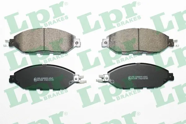 05P2185 LPR/AP/RAL Комплект тормозных колодок, дисковый тормоз (фото 1)