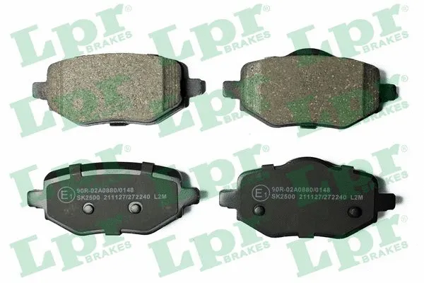 05P2240 LPR/AP/RAL Комплект тормозных колодок, дисковый тормоз (фото 1)