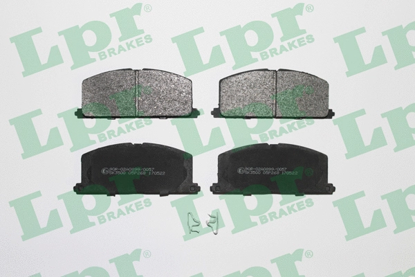 05P268 LPR/AP/RAL Комплект тормозных колодок, дисковый тормоз (фото 1)