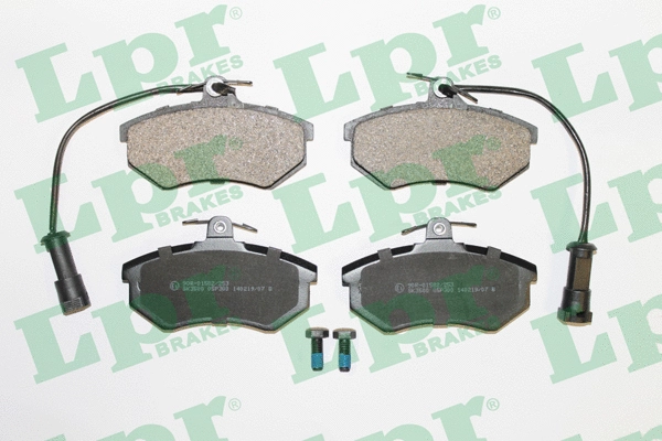 05P300 LPR/AP/RAL Комплект тормозных колодок, дисковый тормоз (фото 1)