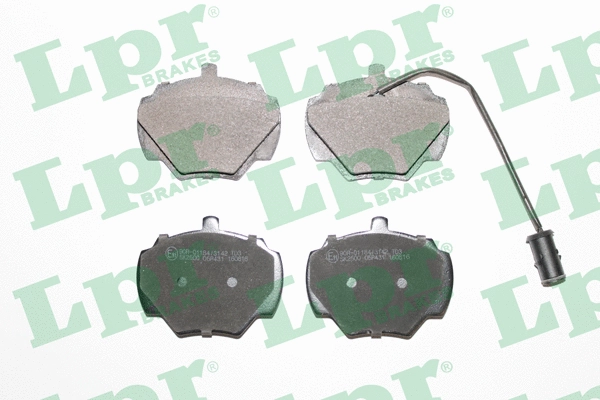 05P431 LPR/AP/RAL Комплект тормозных колодок, дисковый тормоз (фото 1)
