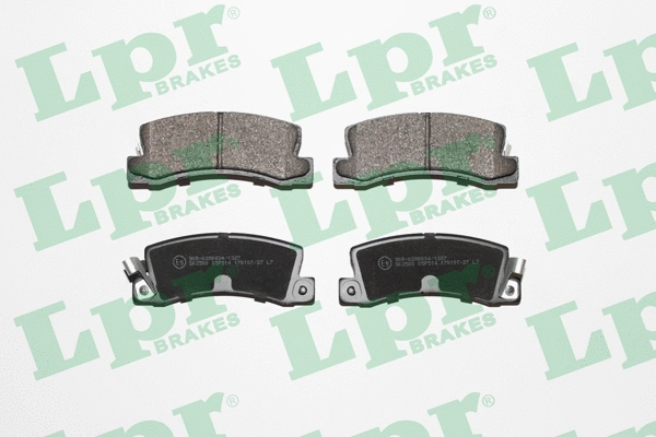 05P514 LPR/AP/RAL Комплект тормозных колодок, дисковый тормоз (фото 1)